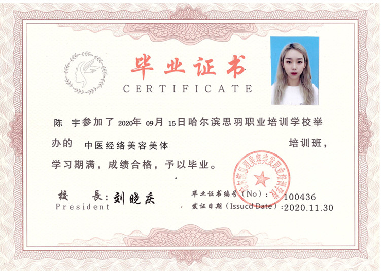 陈宇-100436【中医经络美容美体】